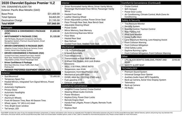 2020 Chevrolet Equinox Premier