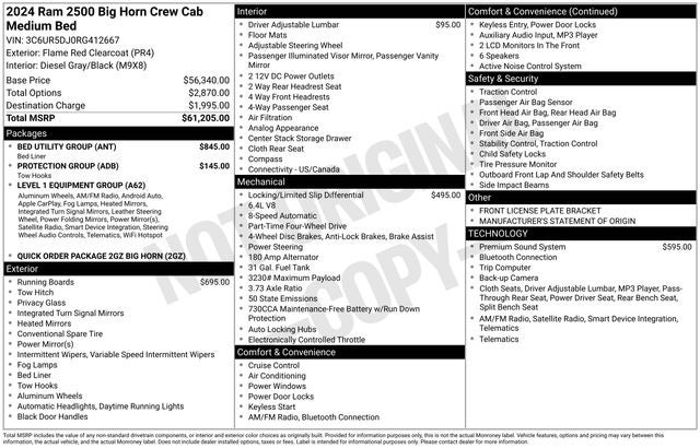 2024 RAM 2500 Big Horn