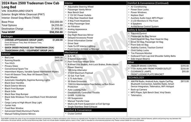 2024 RAM 2500 Tradesman
