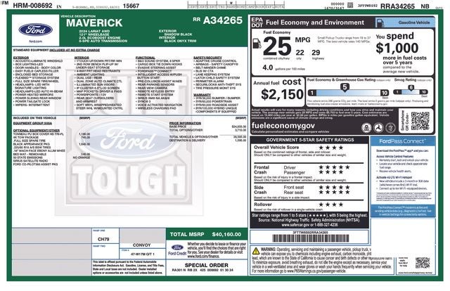 2024 Ford Maverick Lariat