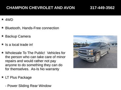 2014 Chevrolet Silverado 1500 LT LT1