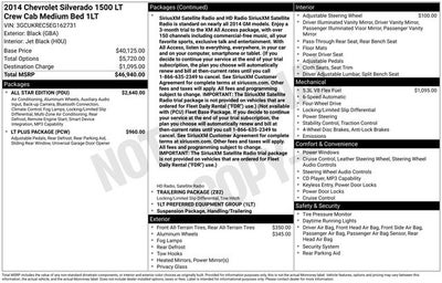 2014 Chevrolet Silverado 1500 LT LT1