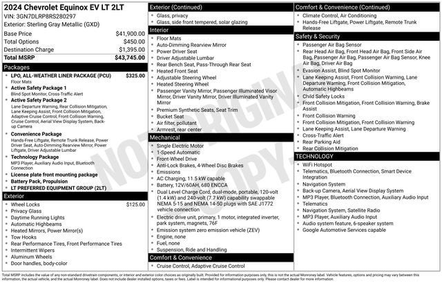 2024 Chevrolet Equinox EV 2LT