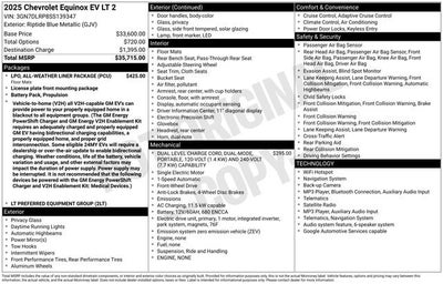 2025 Chevrolet Equinox EV LT