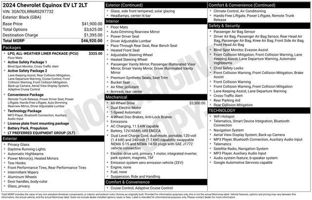 2024 Chevrolet Equinox EV 2LT