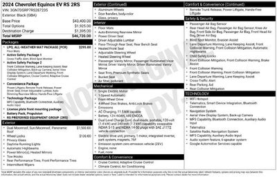 2024 Chevrolet Equinox EV 2RS