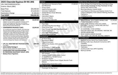 2025 Chevrolet Equinox EV RS