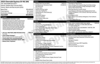 2025 Chevrolet Equinox EV RS