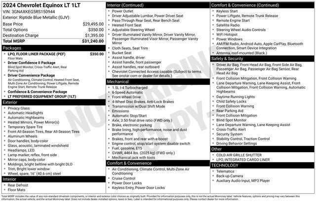 2024 Chevrolet Equinox LT