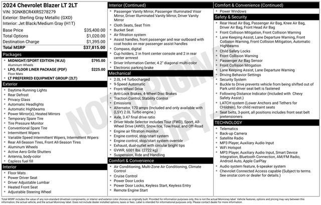 2024 Chevrolet Blazer 2LT