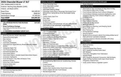 2026 Chevrolet Blazer 3LT