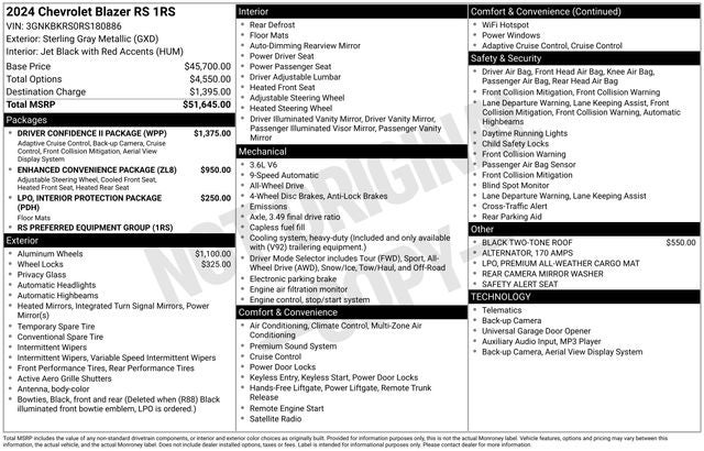 2024 Chevrolet Blazer RS