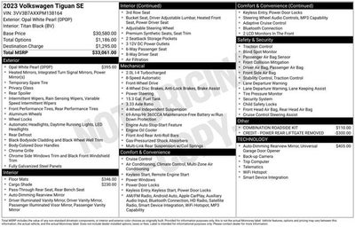 2023 Volkswagen Tiguan 2.0T SE